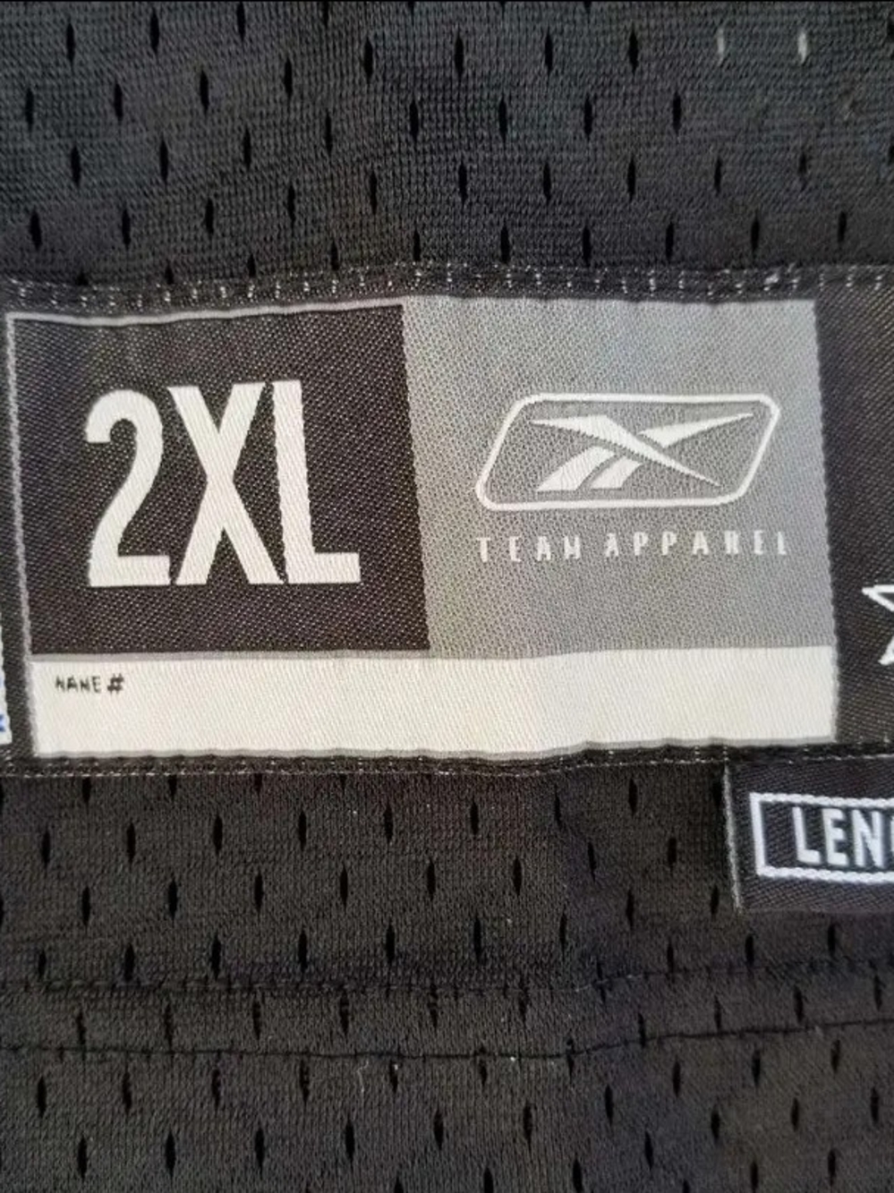 Reebok San Antonio Spurs Tim Duncan #21 Jersey - Black/White - Picture 3 of 3